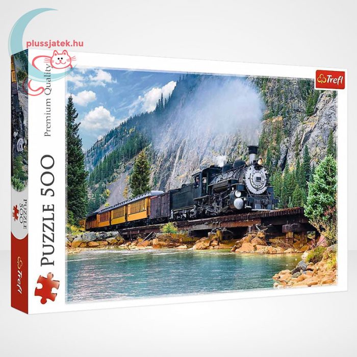 Vonat a hegyekben 500 db-os puzzle (Trefl, Mountain train, 37379)