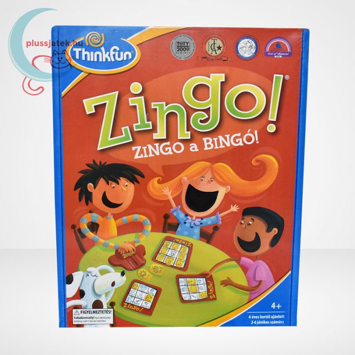 Zingo a bingó! társasjáték - Játssz és tanulj (Thinkfun), szemből