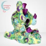 Animotsu: Troy, a plüss triceratops dinoszaurusz (15 cm), oldalról