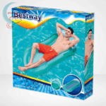 Türkiz színű felfújható hálós gumimatrac doboza (Aqua Lounge) 160x84 cm - Bestway 43103