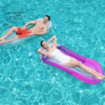 Töfféle színű felfújható hálós gumimatrac (Aqua Lounge) 160x84 cm - Bestway 43103