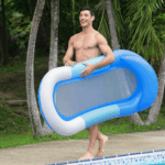 Felfújható hálós strandmatrac a kézben (160x84 cm) - Bestway 43300 - Aqua Hammock