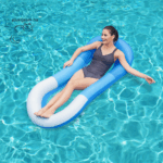 Felfújható hálós strandmatrac használat közben (160x84 cm) - Bestway 43300 - Aqua Hammock