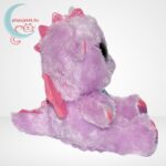 Animotsu: Seraphina, a rózsaszín plüss sárkány (15 cm), oldalról