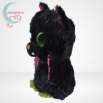 Ty Beanie Boos: Drizella, a csillogó szemű plüss denevér, 15 cm, oldalról