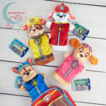 Mancs őrjárat: Kesztyűbáb készlet küldetéskártyákkal (4+4 db-os készlet) kibontva - Melissa & Doug