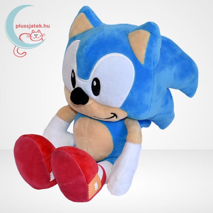Sonic: 30 cm-es Sonic plüss figura, ültetve, balról