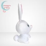 A kis kedvencek titkos élete: Hógolyó, a plüss nyuszi, 39 cm (Ty Beanie Buddies), oldalról
