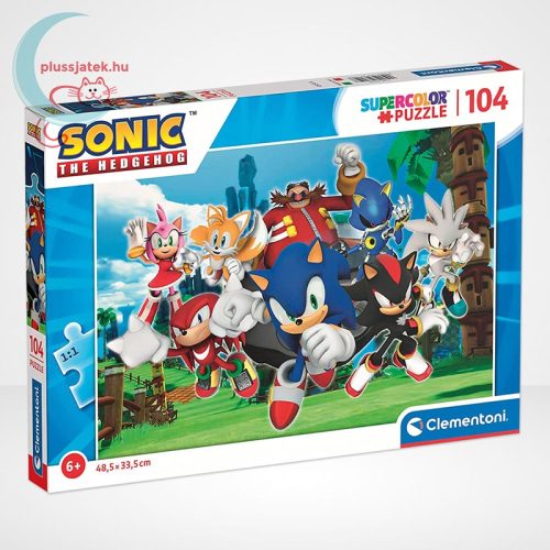 Sonic, 104 db-os puzzle (Clementoni, 27159)