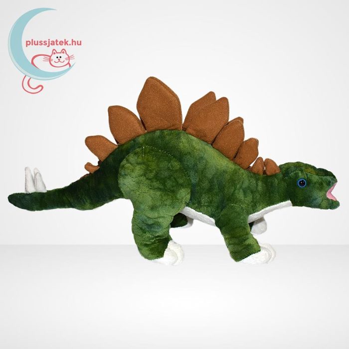 Stegosaurus dinoszaurusz plüss, többféle méretben, oldalról