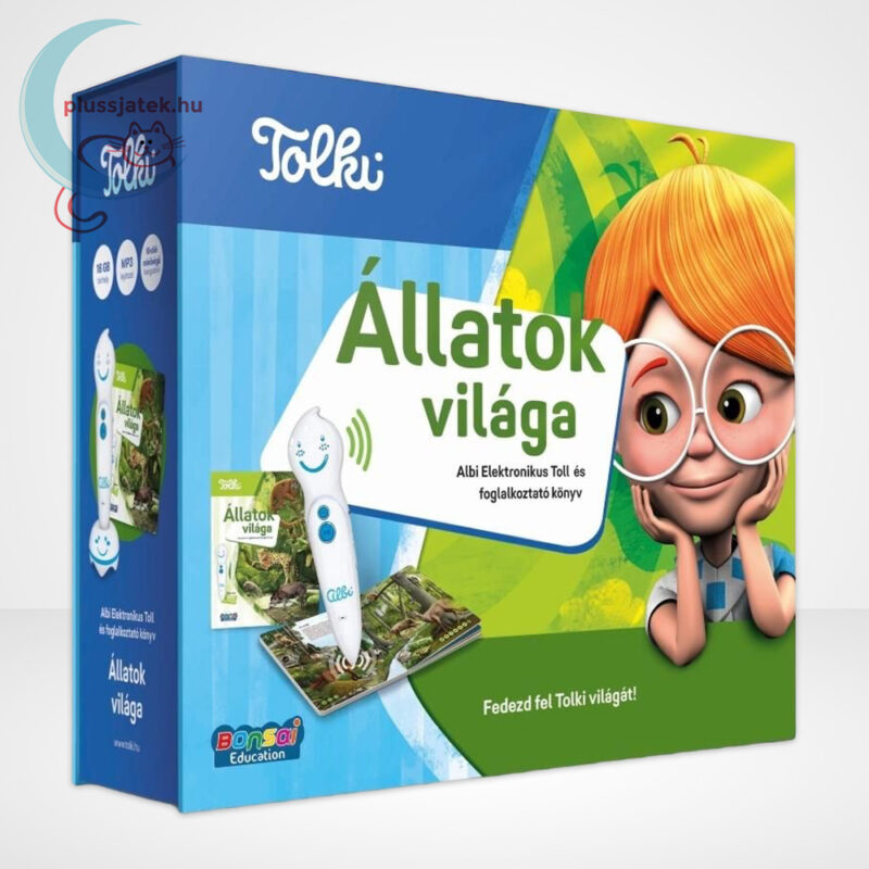 Tolki: Az állatok világa, Interaktív foglalkoztató könyv készlet (beszélő Tolki tollal)