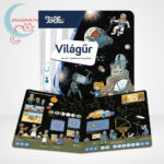 Tolki: Világűr szett, Interaktív foglalkoztató könyv belseje (beszélő Tolki tollal)