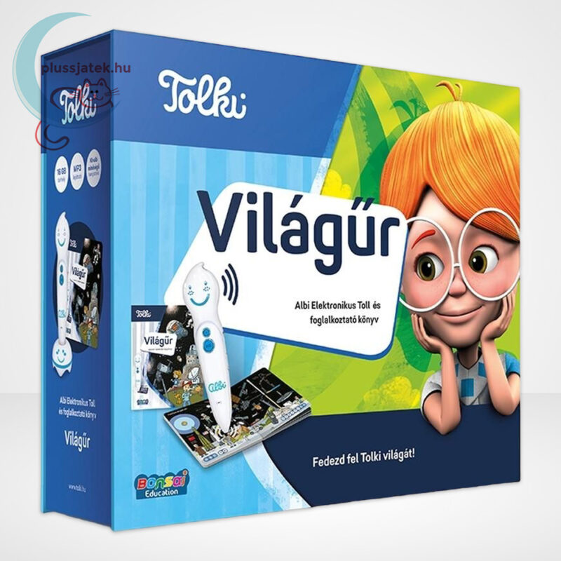 Tolki: Világűr szett, Interaktív foglalkoztató könyv készlet (beszélő Tolki tollal)