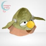 Angry Birds: Star Wars Yoda mester plüss, 20 cm, jobbról