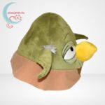 Angry Birds: Star Wars Yoda mester plüss, 20 cm, oldalról