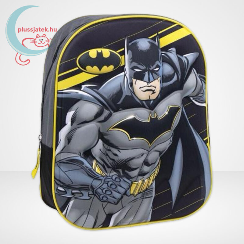 Batman: Ovis, kisiskolás hátizsák 3D hatású domború Batman mintával (31 cm)