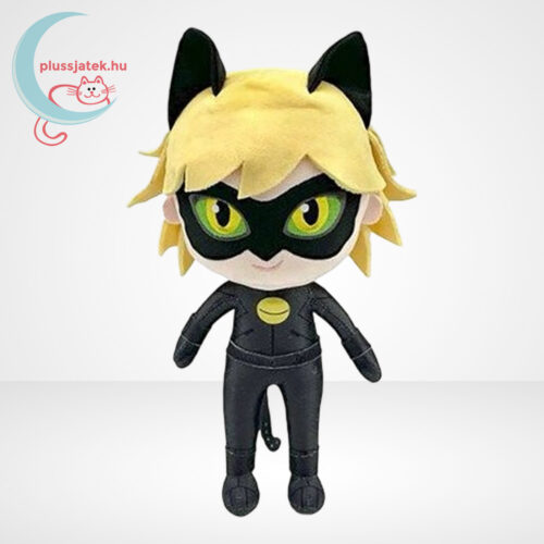 Miraculous: Feketemacska plüssfigura, 30 (cm)
