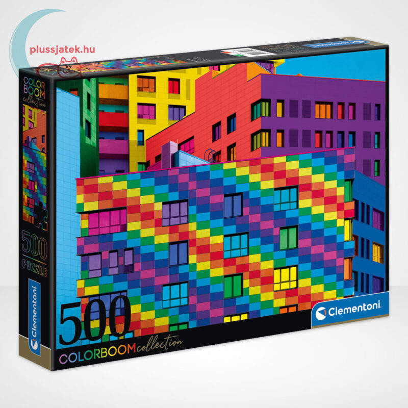 Négyzetek puzzle, 500 db (Clementoni ColorBoom Collection 35094)