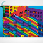 Négyzetek puzzle képe, 500 db (Clementoni ColorBoom Collection 35094)