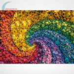 Örvény virágokból puzzle képe, 1000 db (Clementoni ColorBoom Collection 39594)