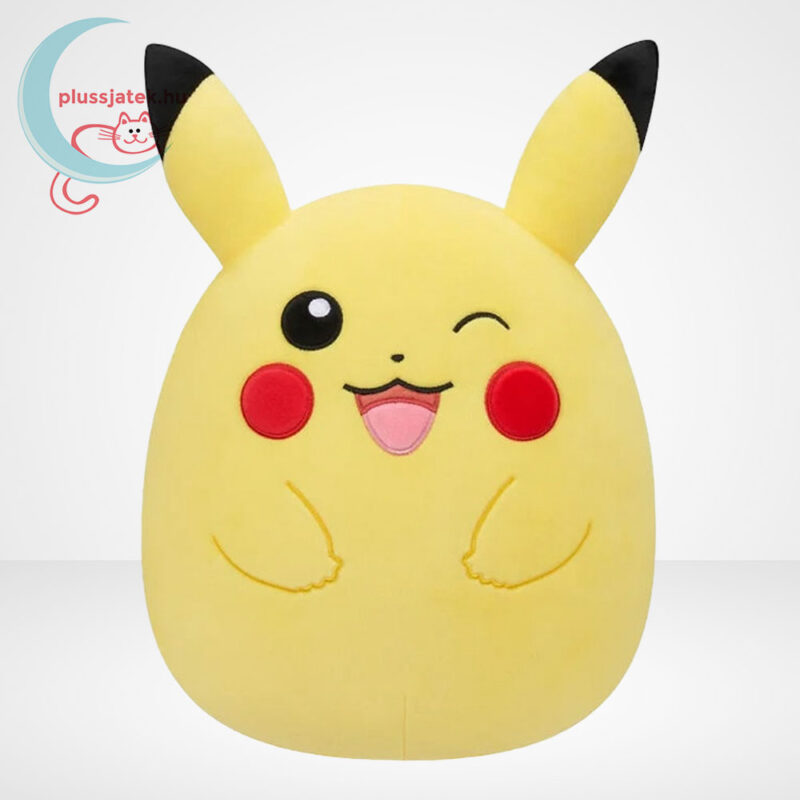 Pokémon: Óriási átölelhető párna alakú Pikachu plüss (48 cm), Squishmallows