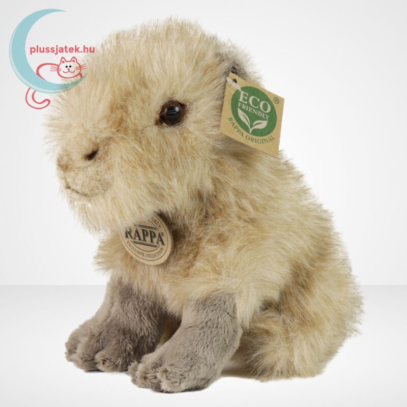 Ülő Vízidisznó (Capybara) plüssfigura, 18 cm (Rappa)