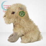 Ülő Vízidisznó (Capybara) plüssfigura oldalról, 18 cm (Rappa)
