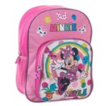 Mickey egér és barátai: Minnie - pillangó mintás rózsaszín ovis hátizsák lányoknak (30 cm)