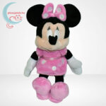 Mickey egér és barátai: Minnie egér plüssfigura pöttyös ruhában (30 cm)