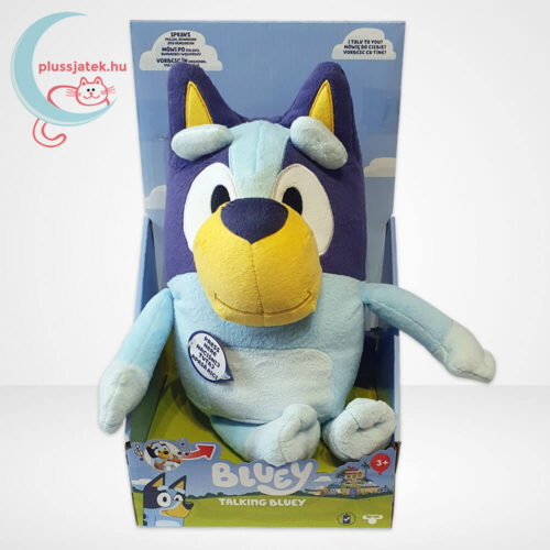 Bluey: Magyarul beszélő Bluey plüss (33 cm)