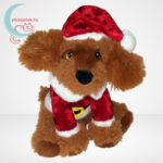 Cockapoo plüss kutya télapó ruhában, 20 cm (Keel Toys)