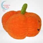 Halloweeni plüss tök, többféle méretben oldalról (Keel Toys)