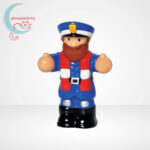 Rendőr motorcsónak fürdőjáték, Perry figurával (Wow Toys)