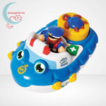 Rendőr motorcsónak fürdőjáték felülről, Perry figurával (Wow Toys)