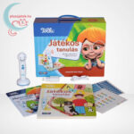 Tolki: Játékos tanulás, Interaktív foglalkoztató könyv készlet tartalma (beszélő Tolki tollal)