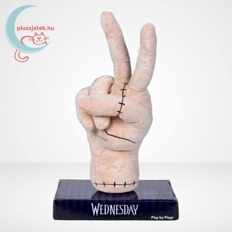 Wednesday: Izé, béke jelet mutató levágott kéz, 25 cm-es plüssfigura