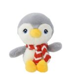 Klasszikus karácsonyi pingvin plüssfigura, 15 cm (Keel Toys)