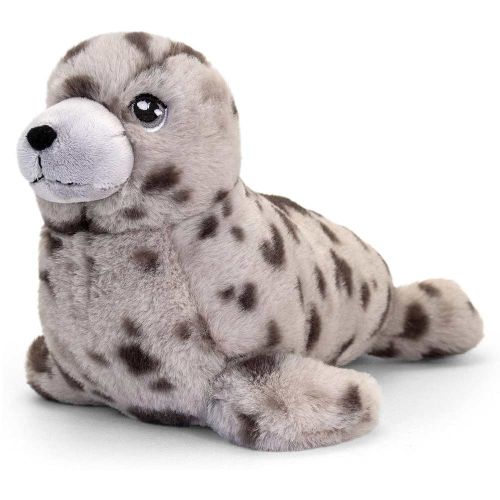 Élethű szürke plüss borjúfóka, 25 cm (Keel Toys)