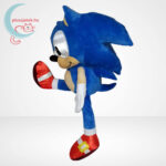 Sonic: Óriás, XXL méretű Sonic plüss oldalról (70 cm)