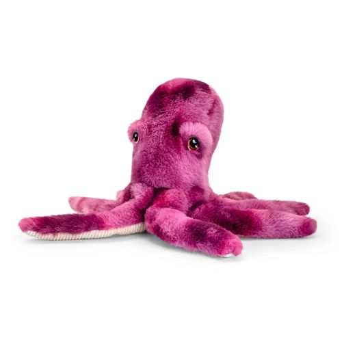 Lila színű plüss polip, 25 cm (Keel Toys)