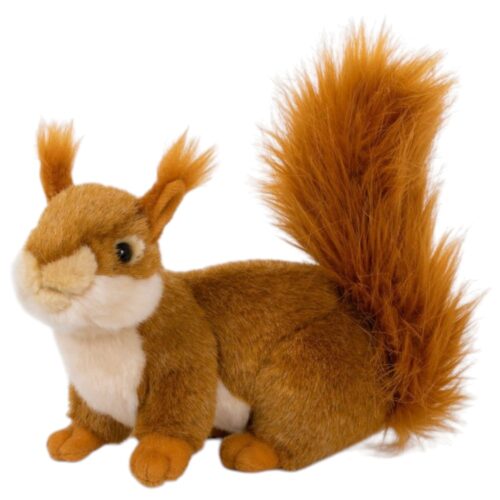 Élethű álló plüss mókus, 20 cm (Semo, Premium Edition)