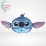 Lilo és Stitch: Stitch alakú kék színű plüss formapárna, 35×40 cm, teljes