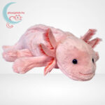 Rózsaszín plüss axolotl (28 cm)