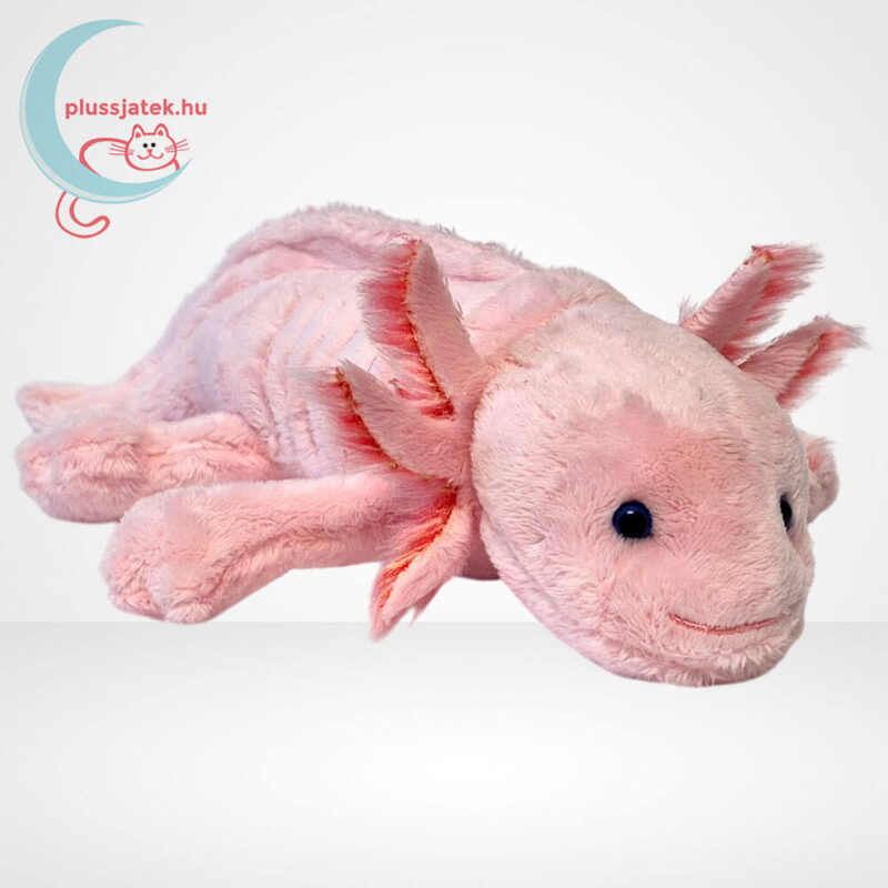 Rózsaszín plüss axolotl (28 cm)
