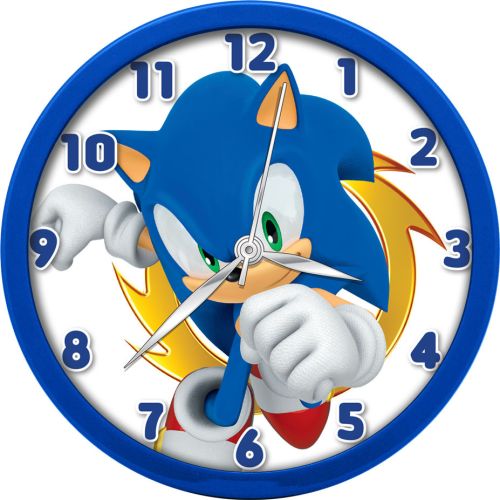 Sonic: Sonic, a sündisznó mintás falióra, 25 cm