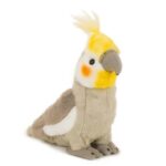 Élethű plüss nimfapapagáj, 20 cm