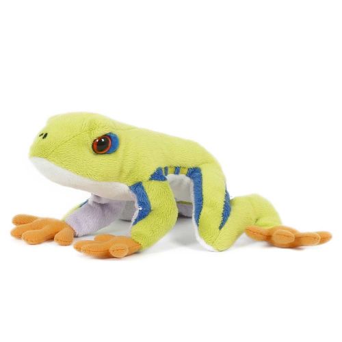 Élethű plüss levelibéka, 18 cm