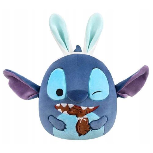 Lilo és Stitch: Párna alakú Stitch plüss csokinyuszival, 20 cm (Squishmallows)
