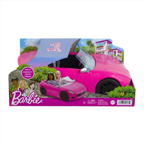 Barbie: Rózsaszín Barbie játék autó, 33 cm