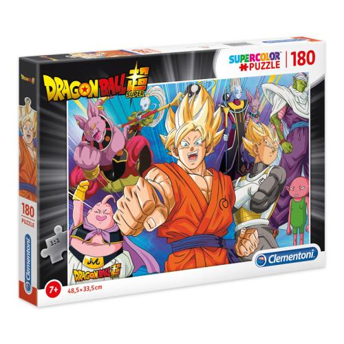 Dragon Ball Super: Barátok és ellenségek, 180 darabos puzzle (Clementoni SuperColor, 29755)